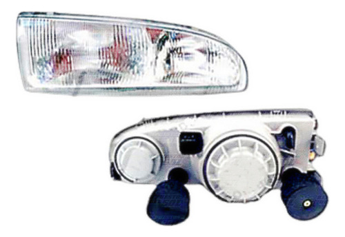 Optico Der/izq Para Hyundai H-100 Grace 2.4 1991 2003 Par