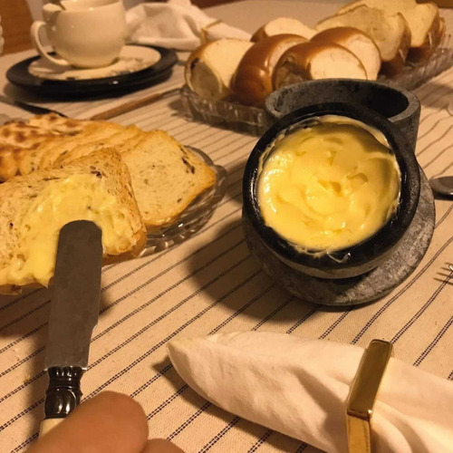 Mantequilla francesa de esteatita rústica natural