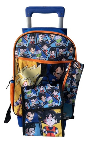 Dragon Ball Z Mod B1b5e77dbzre00 Mochila Con 5 Pzas