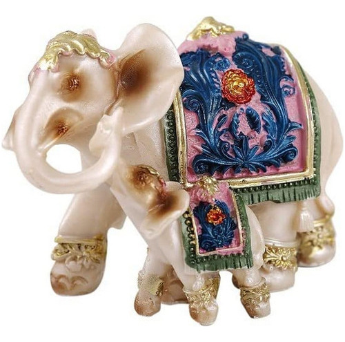 Elefante Duo Beige Decoración Prosperidad Protecci Dayoshop