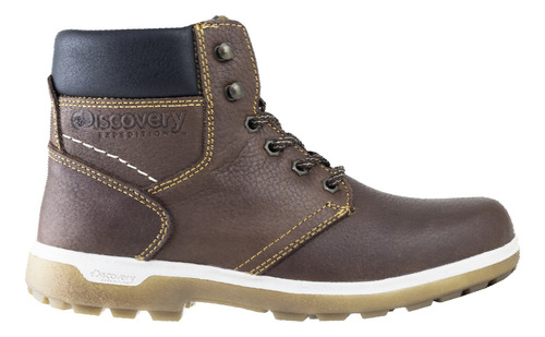 Botas Hombre Discovery De Piel Casuales Moderna 2050 Mocka~