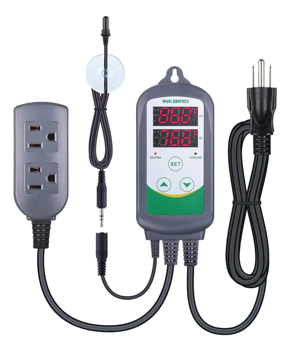 Aquário Controlador De Temperatura 308s Sensor Removível