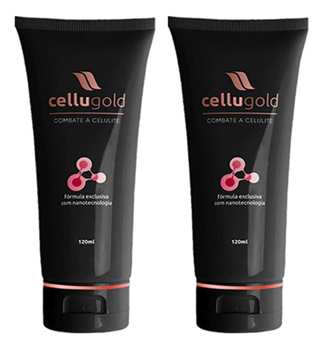Cellugold Anti-celulite Kit C/2 Ativo Reduz Medidas Premium