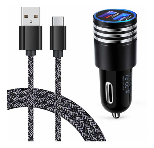 Cargador Para Coche  Rápido Usb C Para  Galaxy S21/s20 Fr6x