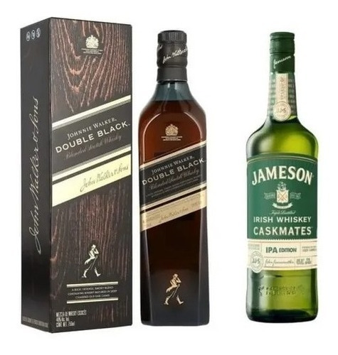 Whisky Jw Double Black 750ml + Jameson Caskmates Ipa 750ml