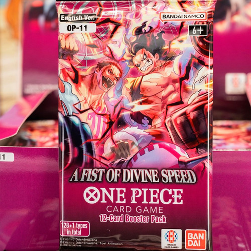 Paquete doble de una pieza Fist Of Divine Speed Dp 07 Booster en inglés, paquete doble Fist Divine Speed