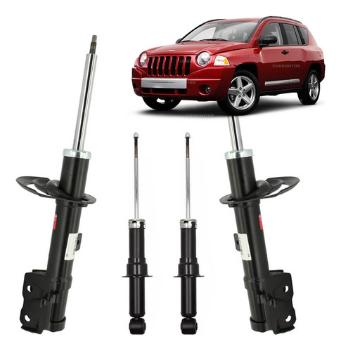 Kit Amortiguadores Jeep Compass 2007 A 2014 // 4 Piezas