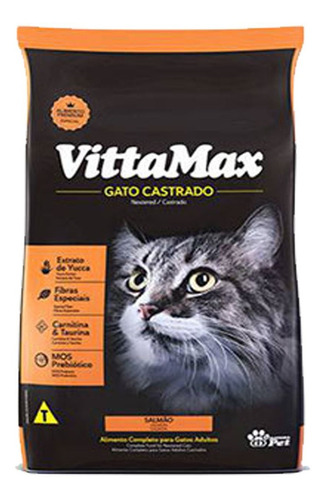 Imagen 3 de 9 de Ración Para Gato Vittamax Castrado + Obsequio Y Envío Gratis