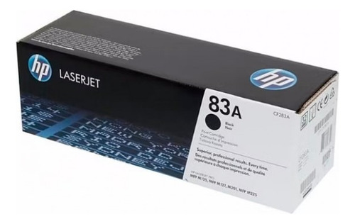 Toner Hp 83a 83 Negro Original Cf283a Verificable Americano