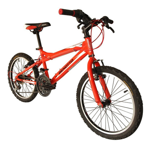 Bicicleta Montaña Progression R20 21v Niño Sunrace Benotto Color Naranja Tamaño Del Cuadro Único