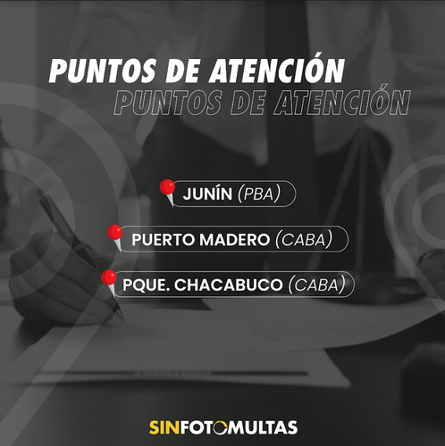 Imagen 4 de 10 de Fotomultas - Infracción De Tránsito - Caba - Provincia -