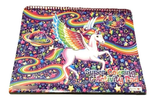 Lisa Frank Super Coloring And Activity Pad Con Coloridas Peg