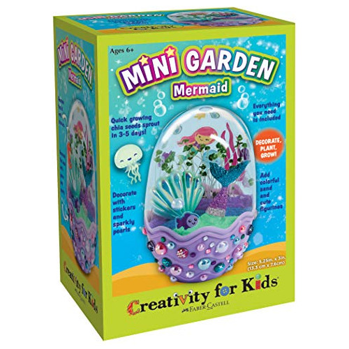 Creatividad Para Niños Mini Jardín - Terrario De Sirena? Reg