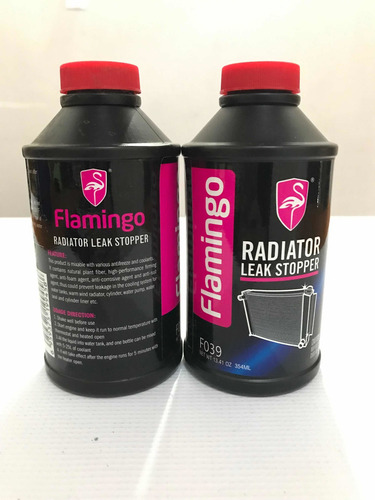 Imagen 3 de 3 de Sellador De Fugas Radiador Leak. Stopper Flamingo 354 Ml