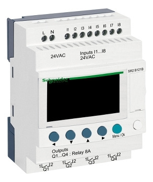 Rele Programable Zelio Logic 24v 8di/4do Schneider Sr2b121b