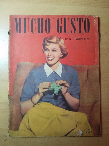 Revista Mucho Gusto 64 Febrero 1952 Nota Aida Grinberg