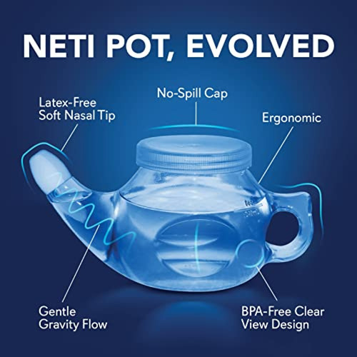 Sinucleanse Soft Tip Neti-pot Sistema De Irrigación De Lavad