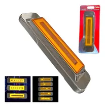 Comprar Par Plafon Gel Led Rectangular Bisel Cromado Camión Trailer
