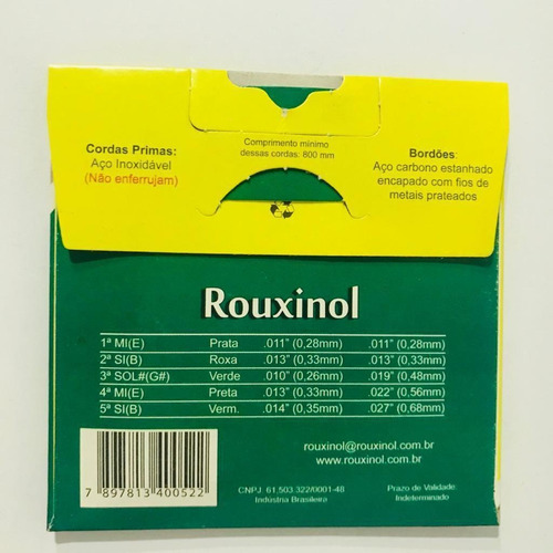 Imagem 2 de 6 de Encordoamento Rouxinol Para Viola R 52