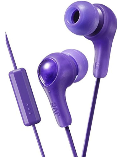 Jvc Cool Y Comfortable Gumy Plus Earbuds Violet Wmic Hafx7mv