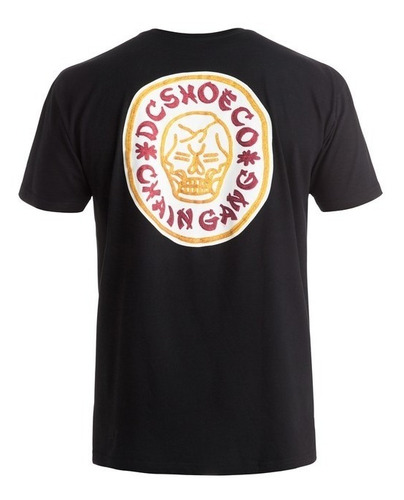 Remera Dc Modelo Chain Ganga Skull Negro Nueva Coleccion