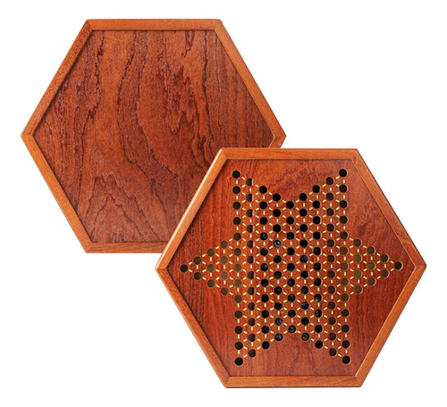 Juego De Mesa De Ajedrez Chino, Canicas Portátiles, Hexágono