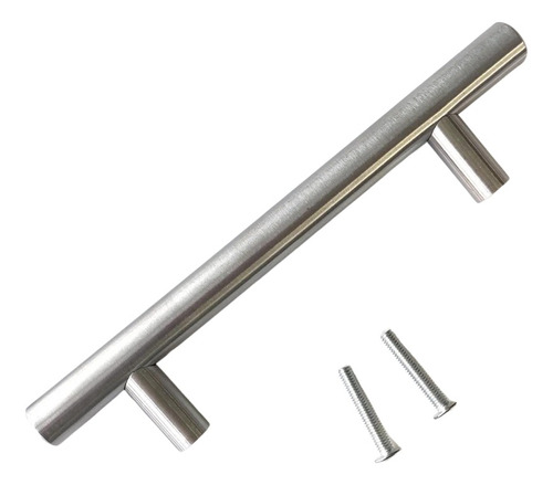 Manija Tiradera Tubular Inox 96mm Para Cajón X 6 Und