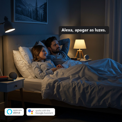 Interruptor Inteligente Smart 1 Tecla Touch Wifi Tuya Branco