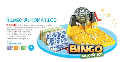 Bingo Con Bolillero Chico 2080 Rondi