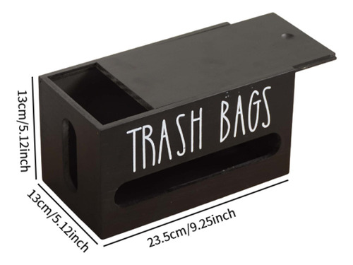 Caja De Tejido De Dispensador De Bolsas De Basura