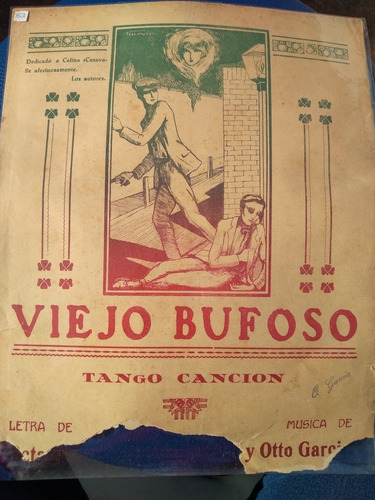 Partitura Viejo Bufoso Otto Garcia ( Rota ) (Usado)
