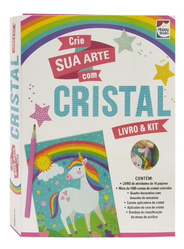 Livro Livro & Kit: Mania Do Cristal Unicórnio