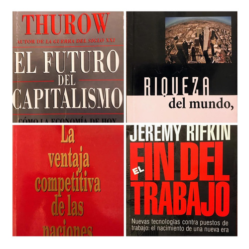 Pack 4 Libros - Thurow/porter/rifkin/cohen (Usado)