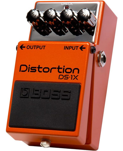 Boss Ds-1x Distorsión Pedal Bundle Strukture S6p48 Cable De