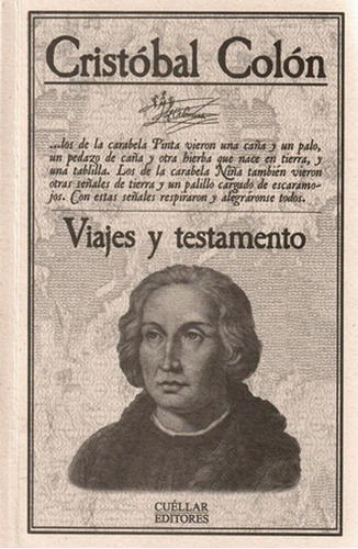 Libro Cristobal Colon Viajes Y Testamento