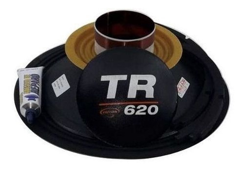 Imagem 1 de 3 de Kit Reparo Alto Falante Triton Tr 620 Rms 12 8 Ohms Original