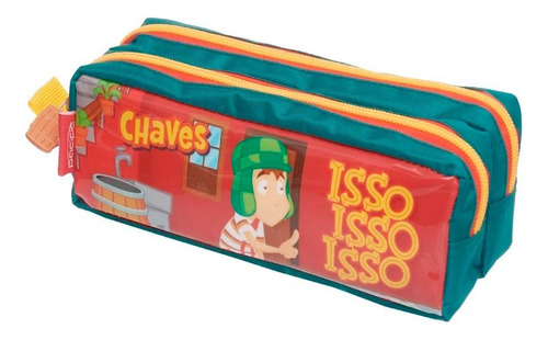 Estojo Duplo Chaves Isso Isso Infantil - Pacific