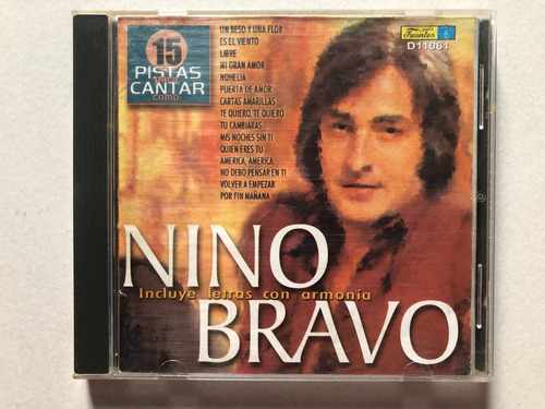 Cd 15 Pistas Para Cantar Como Nino Bravo