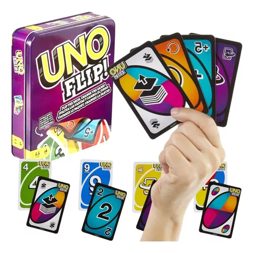 Jogo De Cartas Uno Flip - Mattel Games, Buymee Produtos Importados