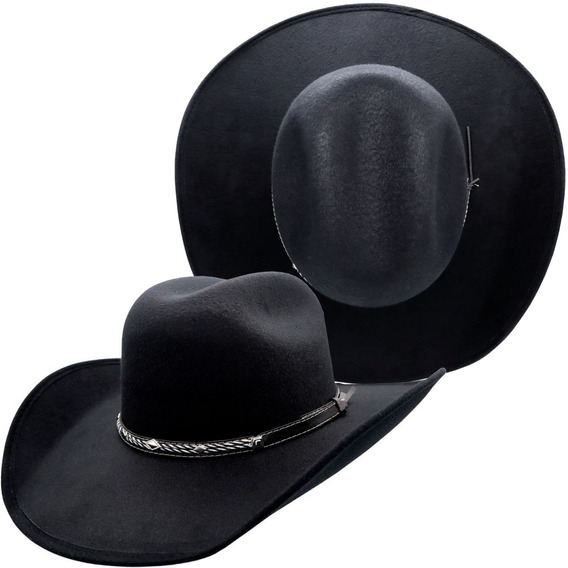 Sombrero de cowboy para mujer Negro schwarz7weiß Running Bear 