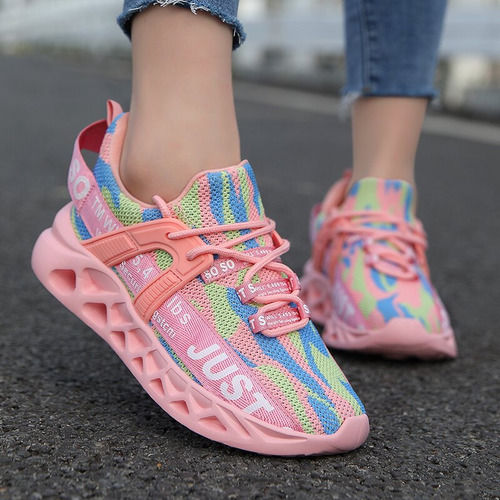 X- Zapatillas De Malla Para Correr Transpirables Para