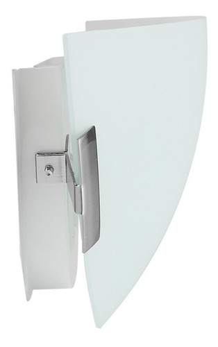Lampara De Cristal Sobreponer Muro E27 60tl8520mvs Tecnolite Cristal Blanco