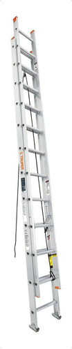 Escalera Extensible 24 Pasos Capacidad 150 Kg Truper 16028