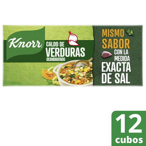 Caldo De Verdura Cubos Knorr (caja 12 Cubitos)