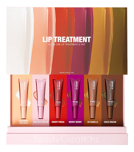 Set Pr Box Tratamiento Labial Con Tinta Beauty Creations