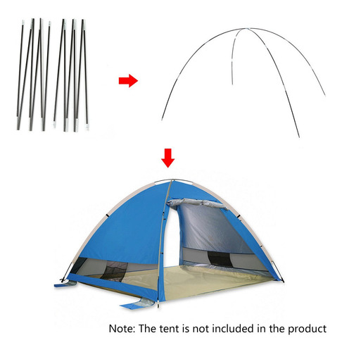 Tent Rod Glass Fiber Replacement Camping Tent Pole Kit