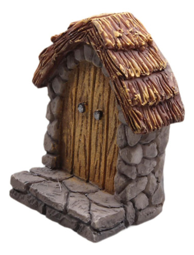 3 Puerta De Jardín En Miniatura, Escultura De Estilo A