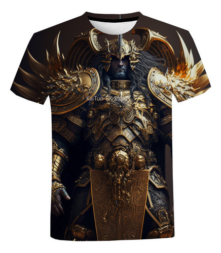 Lou Camiseta Con Estampado 3d Emperador De La Humanidad