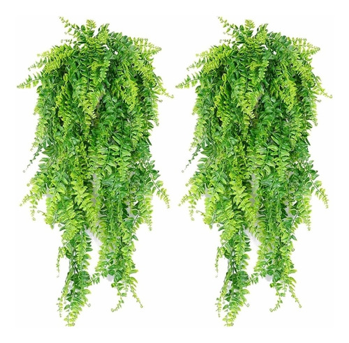 2pcs Artificial Hanging Vines Ferns Plants Ivy Leaves .