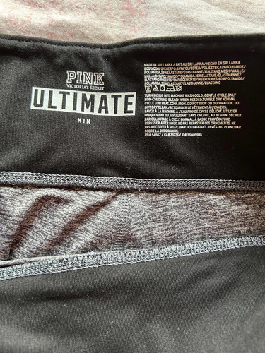 Leggings Licras Grises Victoria Secrer Pink Ultimate M Mujer (Usado)